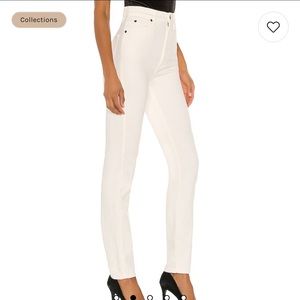 White SLVRLAKE Beatnik Slim Straight Jeans